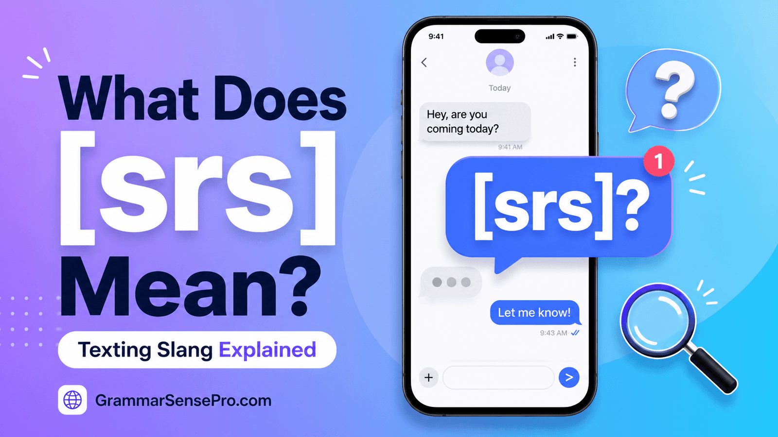 SRS Meaning in Text: What Does SRS Mean in Texting and Social Media?