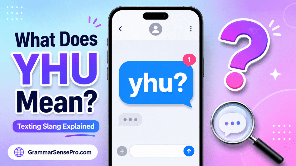 What Does YHU Mean in Text?