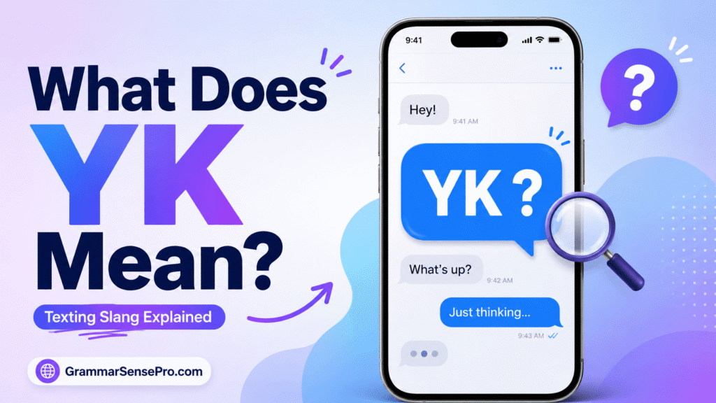 What YK Means in Text: YK in Text Explained