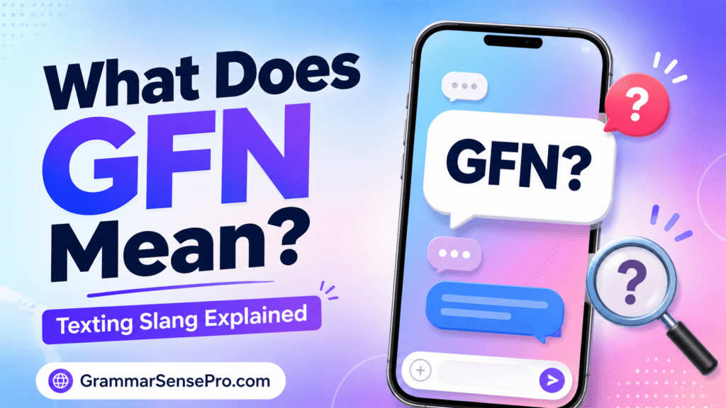 GFN Meaning in Text: What It Means and How to Reply