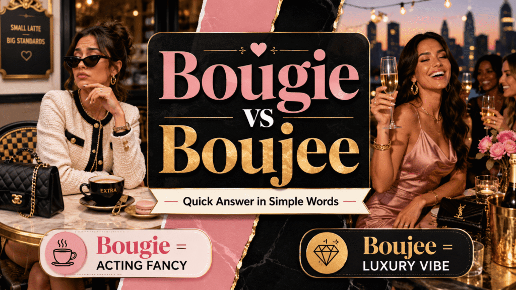Quick Answer: Bougie vs Boujee in Simple Words