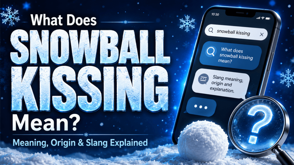 What Does Snowball Kissing Mean?