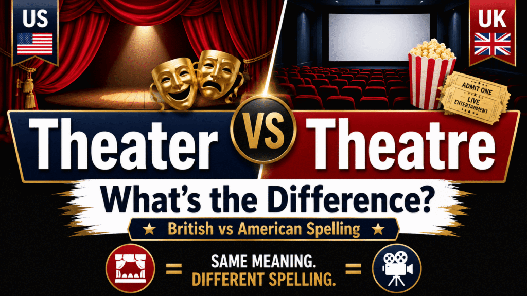 Theater vs. Theatre Meaning