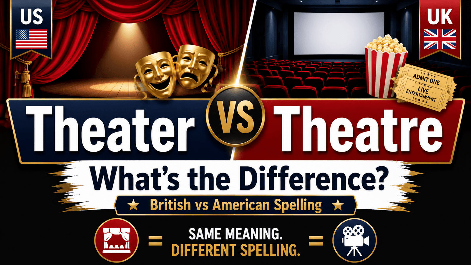 Theater vs. Theatre Meaning