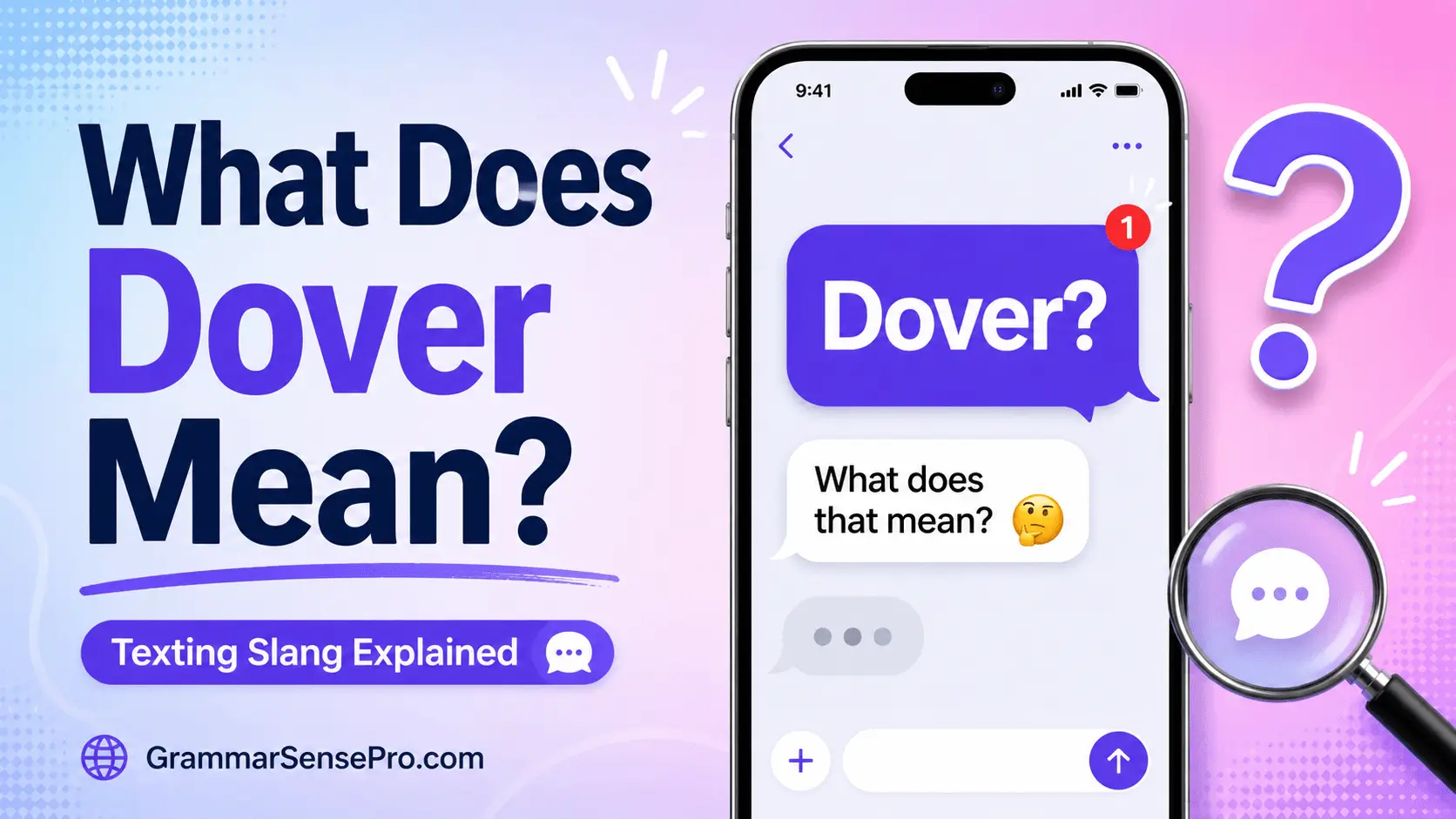 Dover Definition: What Does Dover Mean in Text?