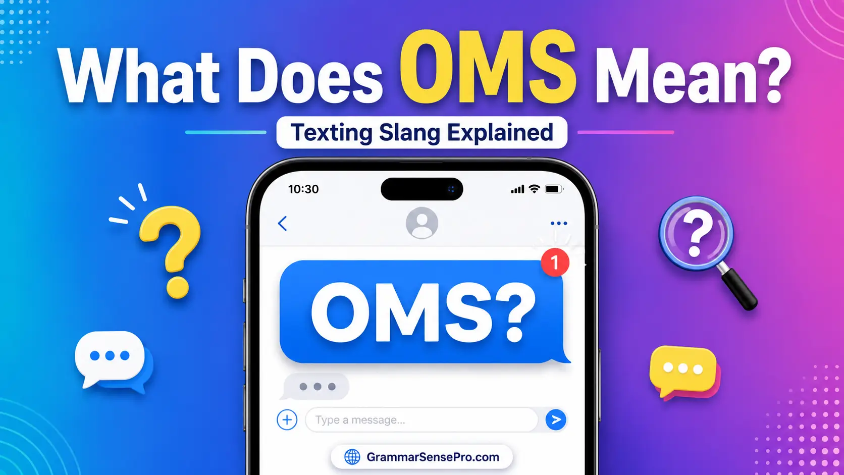 What Does OMS Mean Slang? Texting Meaning, Examples, and Replies