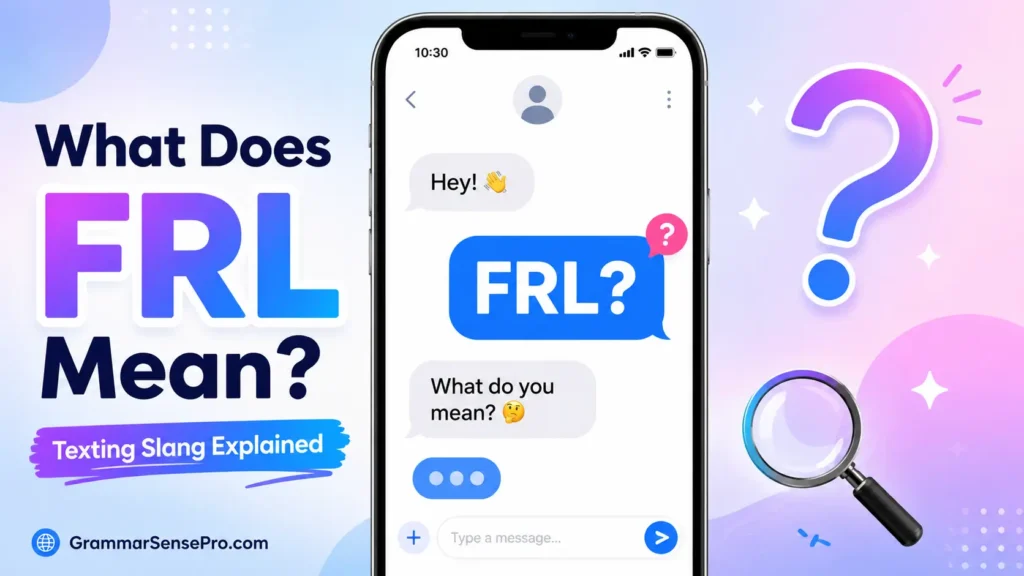 FRL Meaning TikTok: What FRL Means in Texting and Social Media