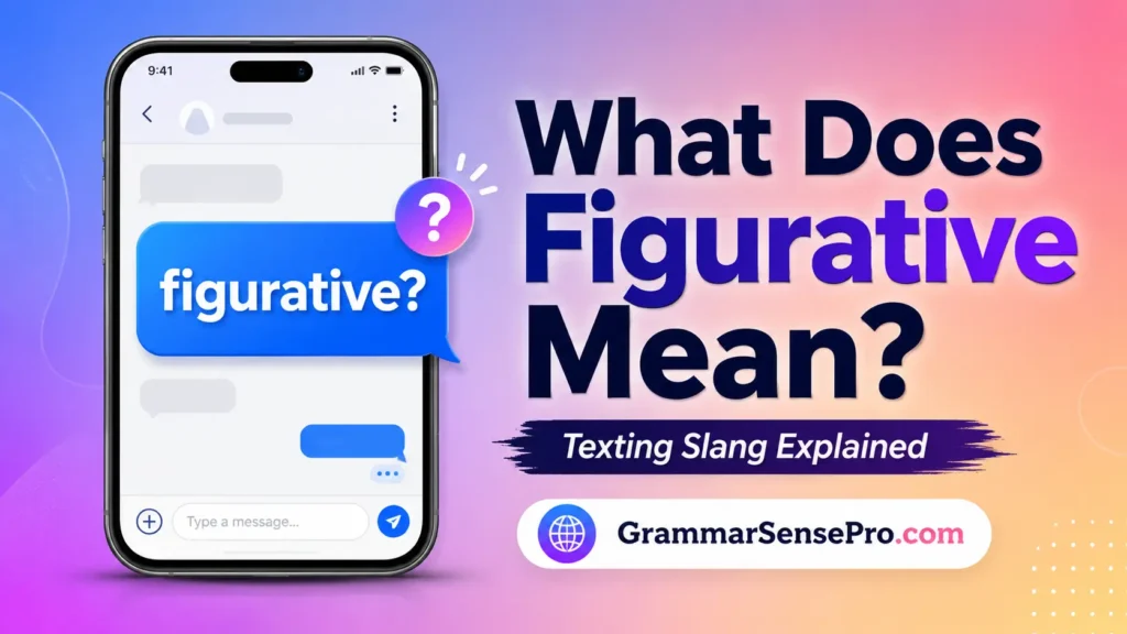 What Does Figurative Mean in Text?