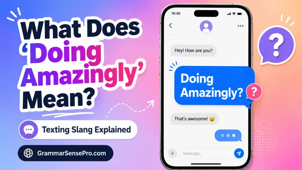 Doing Amazingly in Slang: Best Phrases and Meanings