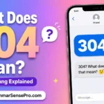 304 Meaning in Text: What It Means and How to Reply