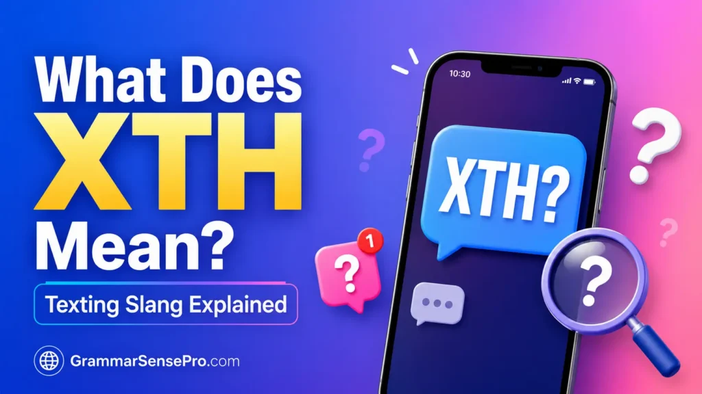 What Does XTH Mean in Text?