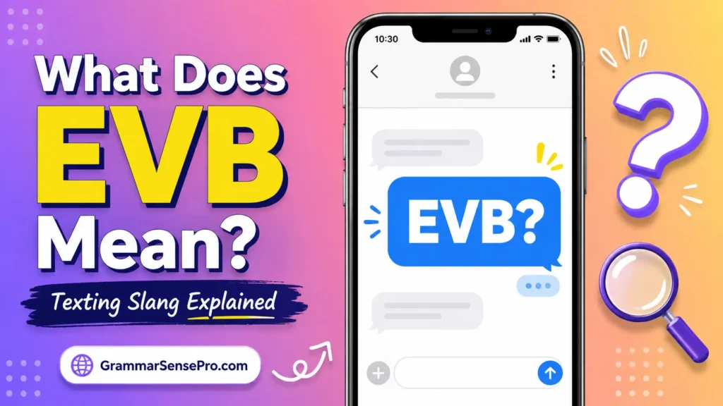 What Does EVB Mean in Text?