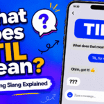 TIL meaning in text shown as Today I Learned in a casual chat message