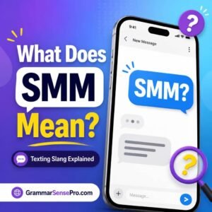 SMM Meaning in Text: What Does SMM Mean in Texting and Social Media?