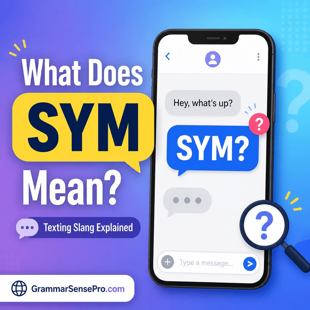 SYM Meaning in Text: What Does SYM Mean?