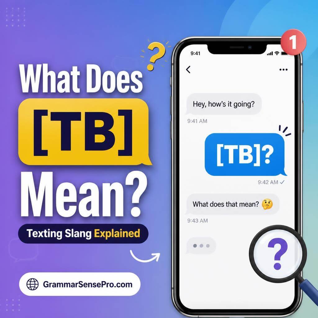 TB Meaning in Text: What TB Means and How to Use It
