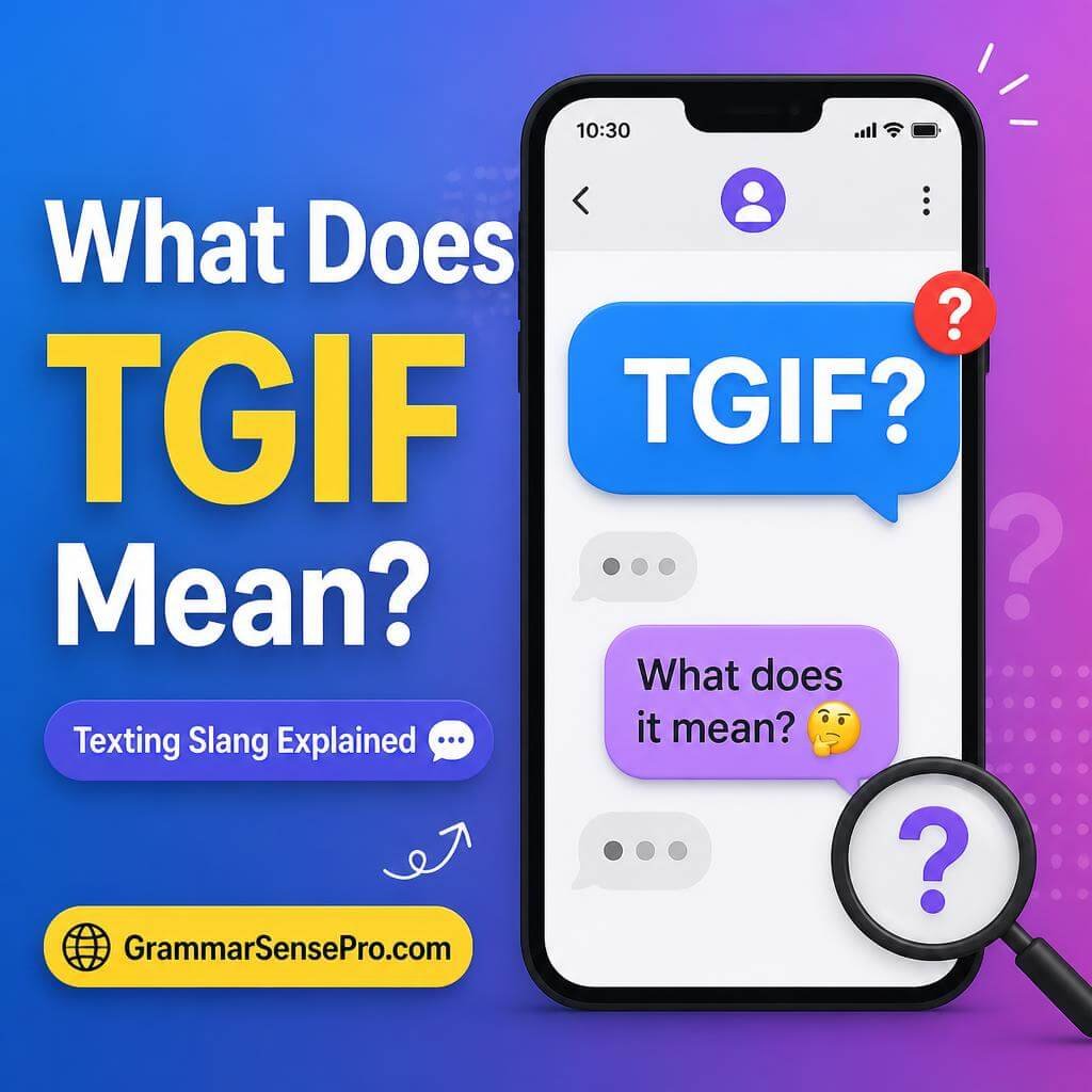 TGIF Meaning in Text: What Does TGIF Mean