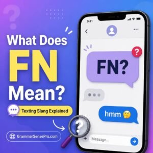 fn meaning in text: What Does FN Mean in Texting and Social Media?
