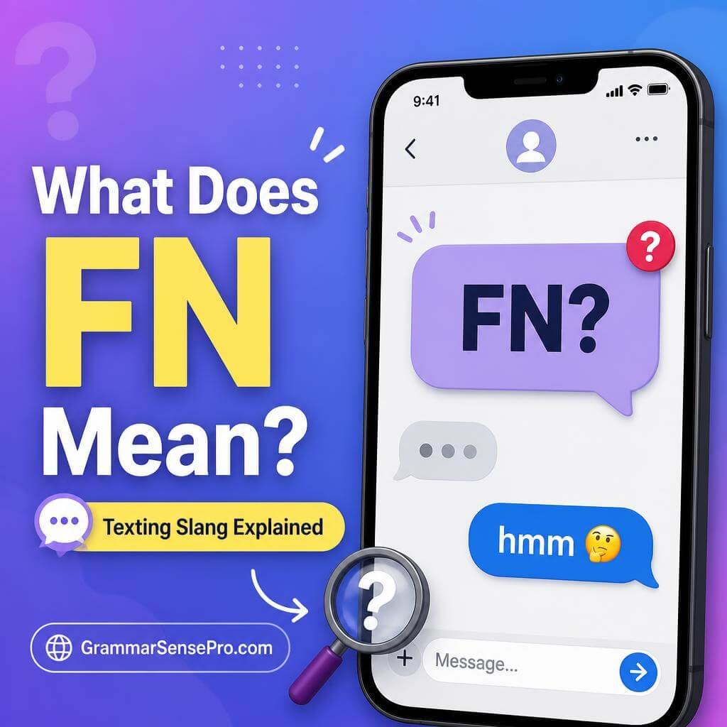 fn meaning in text: What Does FN Mean in Texting and Social Media?