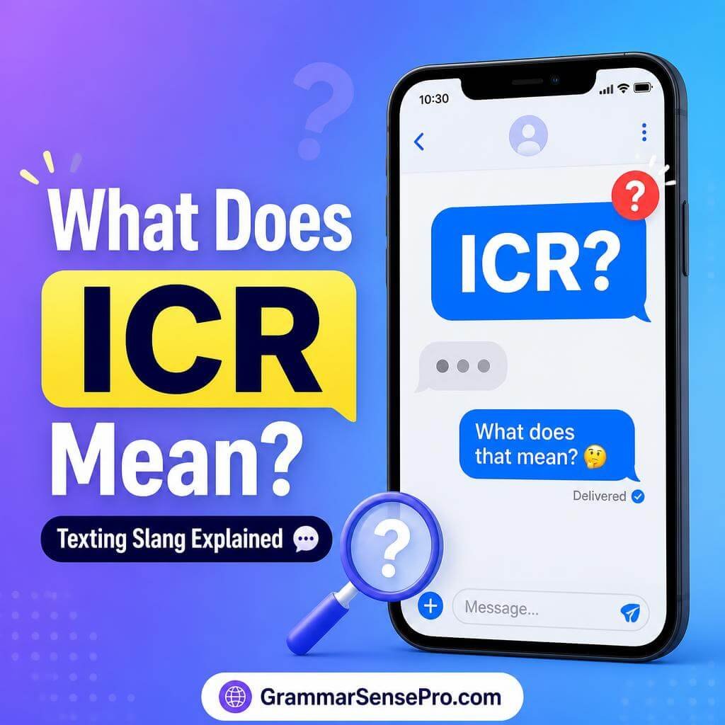 ICR Meaning in Text: What ICR Means and How to Use It