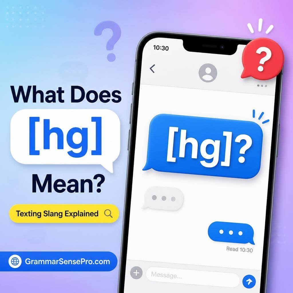 HG Meaning in Text: What Does HGL Mean in Texting?
