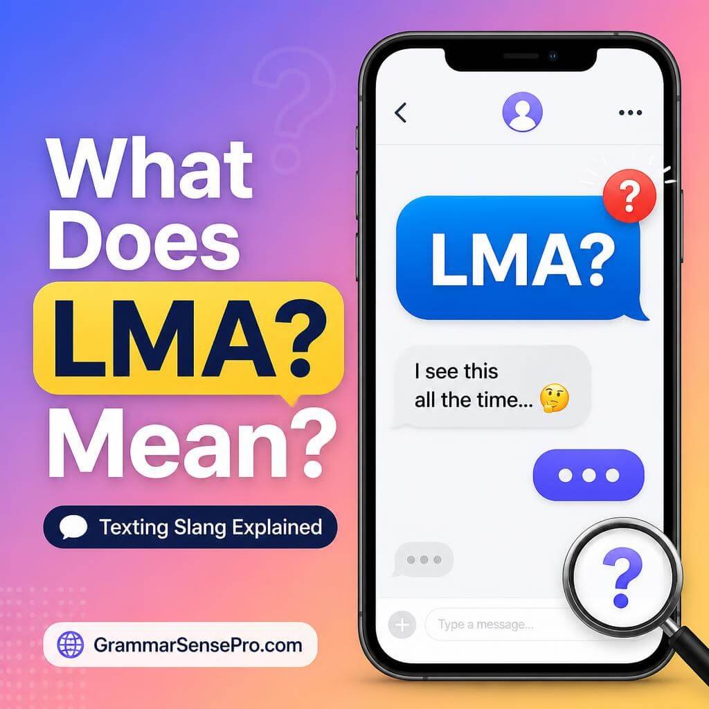 LMA Meaning in Text: What Does LMA Mean in Chat and Social Media?