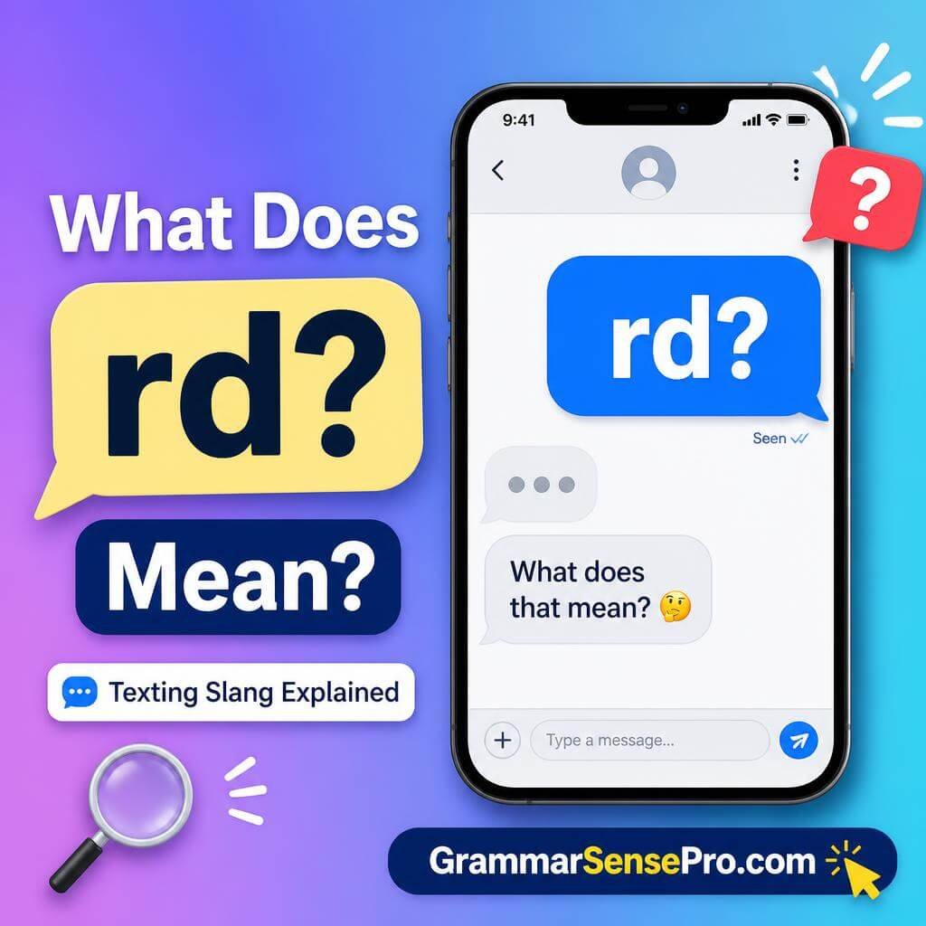 RD Meaning in Text: What Does RD Mean in Texting and Social Media?