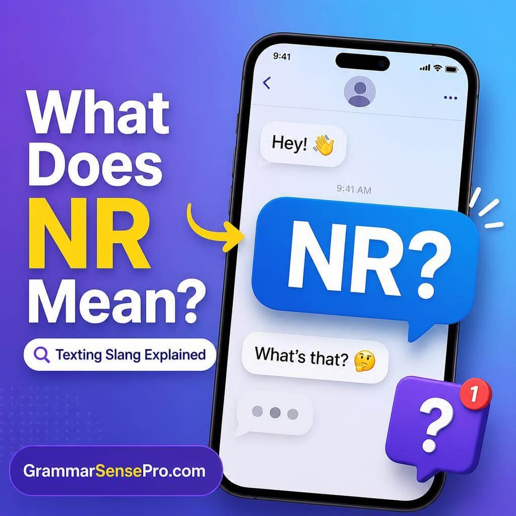 nr meaning in text: What NR Means and How to Use It