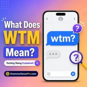 WTM Meaning in Text: What WTM Means and How to Reply