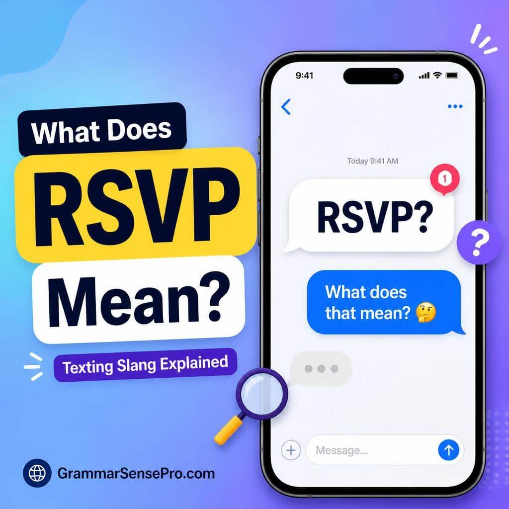 RSVP Meaning in Text: What Does RSVP Mean in Messages and Social Media?
