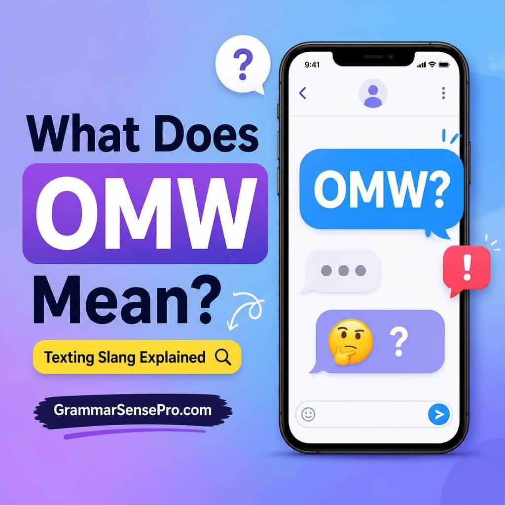 OMW Meaning in Text: What It Means and How to Reply