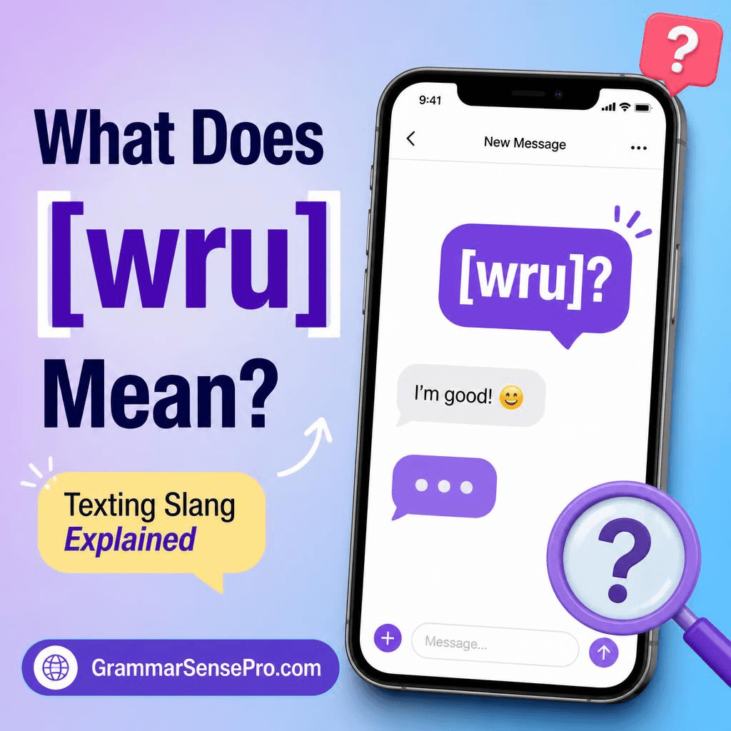 WRU Meaning in Text: What Does WRU Mean?