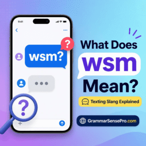 WSM Meaning in Text: What It Means and How to Use It