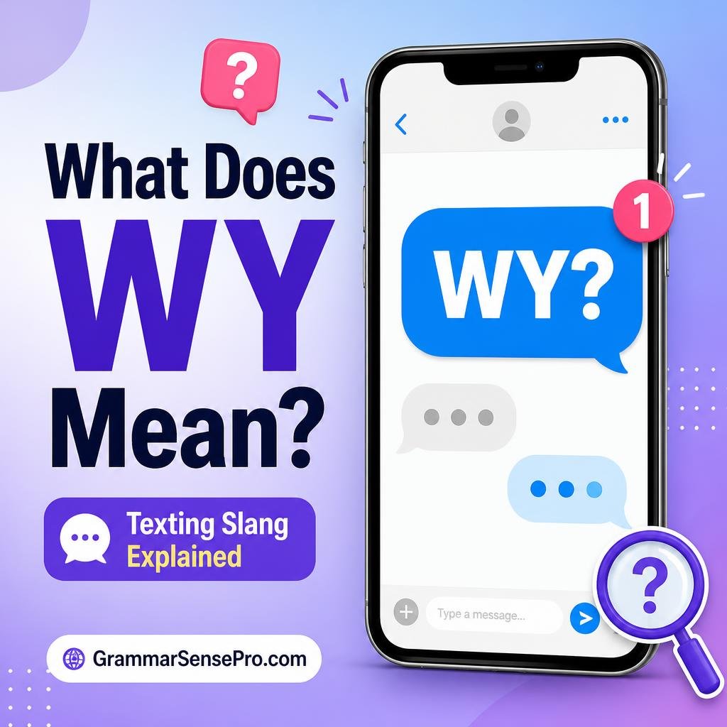WY Meaning in Text: What Does WY Mean in Texting and Social Media?