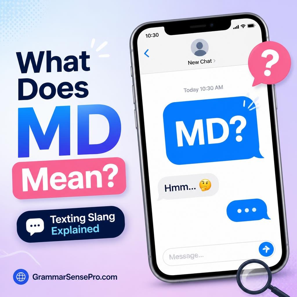 MD Meaning in Text: What Does MD Mean in Texting and Social Media?