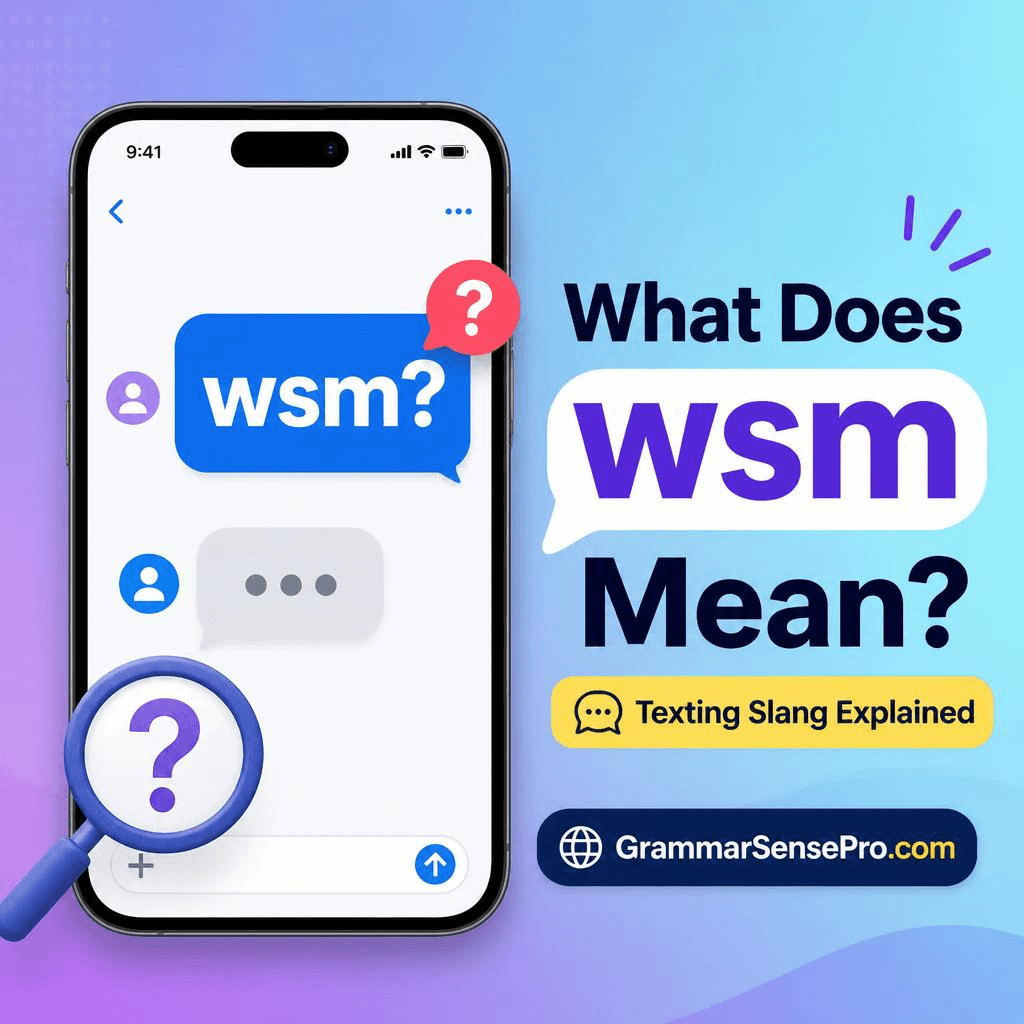 WSM Meaning in Text: What It Means and How to Use It